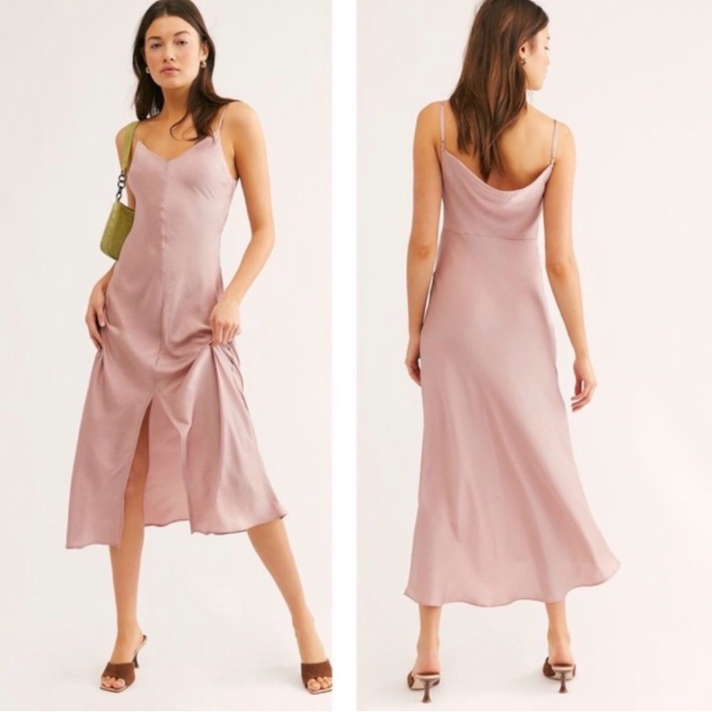 Free People Mauve Midi Dress